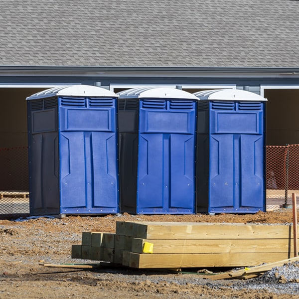 what is the expected delivery and pickup timeframe for the porta potties in Kennewick